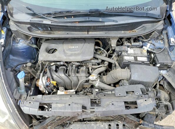 KNADM4A33G6576594 2016 KIA RIO Blue Vista interior trasera