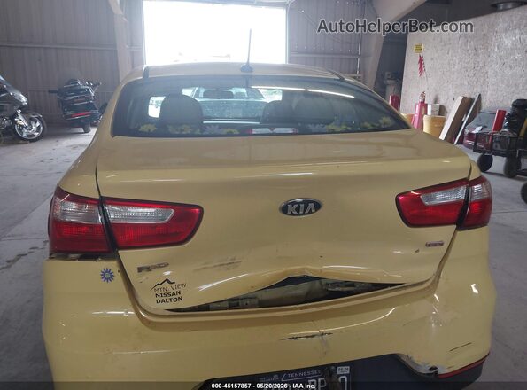 KNADM4A39G6547035 2016 KIA RIO Yellow ხელსაწყოთა პანელის ხედი