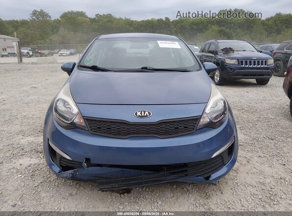 KNADM4A39G6589771 2016 KIA RIO Blue Vista del cuadro de instrumentos