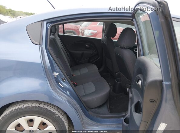 KNADM4A39G6589771 2016 KIA RIO Blue Vista de la etiqueta del VIN