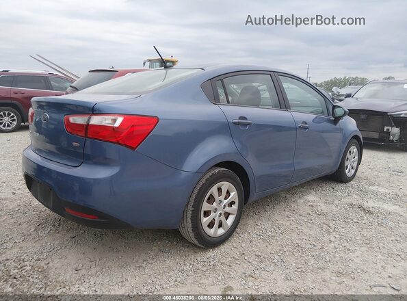 KNADM4A39G6589771 2016 KIA RIO Blue Trasero derecho