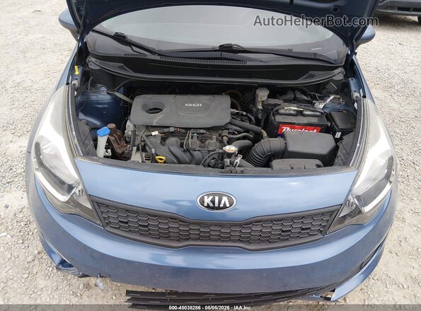 KNADM4A39G6589771 2016 KIA RIO Blue Vista trasera