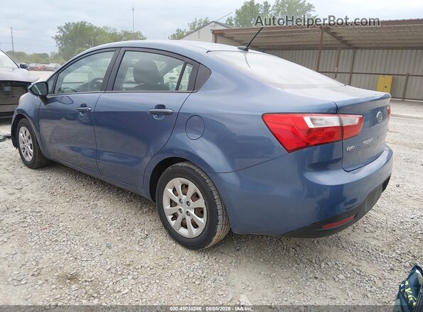 KNADM4A39G6589771 2016 KIA RIO Blue Trasero izquierdo