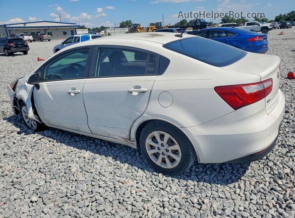 KNADM4A39G6639004 2016 KIA RIO White Задня ліва чверть