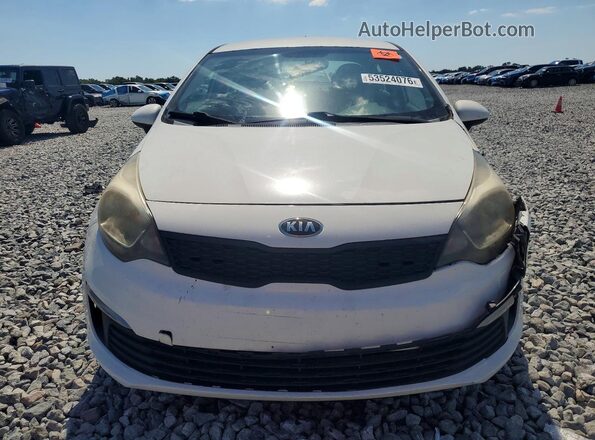 KNADM4A39G6639004 2016 KIA RIO White Вид спереду
