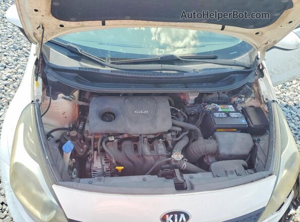 KNADM4A39G6639004 2016 KIA RIO White Вид задньої частини салону