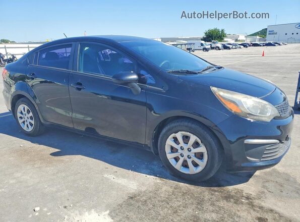 KNADM4A3XH6014886 2017 KIA RIO Black Передня права чверть