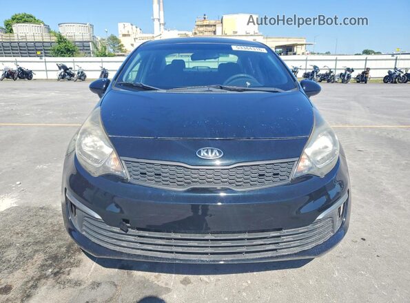 KNADM4A3XH6014886 2017 KIA RIO Black Вид спереду