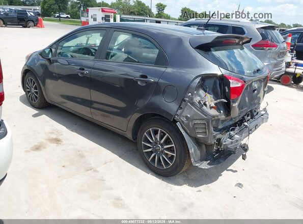 KNADN5A3XG6668143 2016 KIA RIO Gray Trasero izquierdo