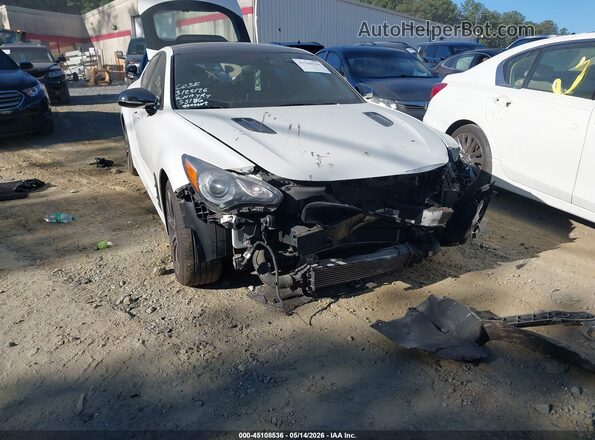 KNAE15LA8M6089613 2021 KIA STINGER White Vista frontal