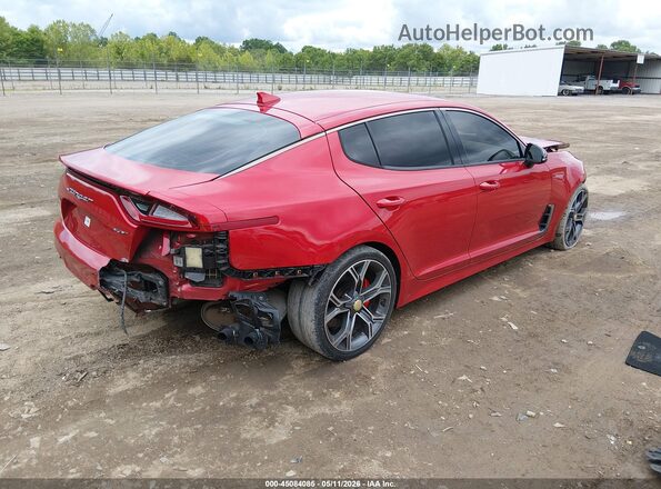 KNAE35LC6L6077874 2020 KIA STINGER Red Հետևի աջ