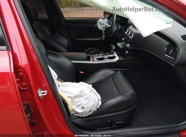 KNAE35LC6L6077874 2020 KIA STINGER Red Սալոնի դիմացի տեսք