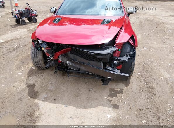 KNAE35LC6L6077874 2020 KIA STINGER Red Դիմացի տեսք