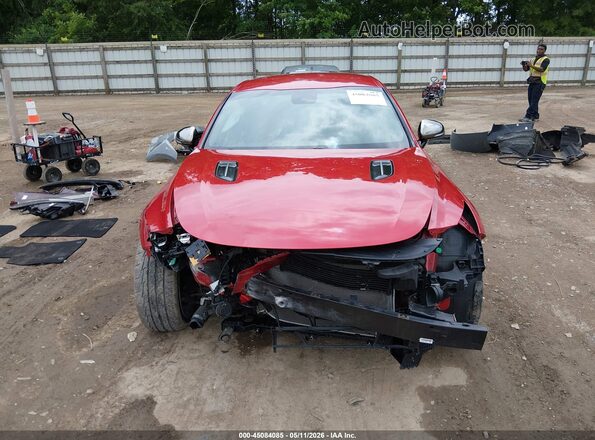 KNAE35LC6L6077874 2020 KIA STINGER Red Սալոնի հետևի տեսք