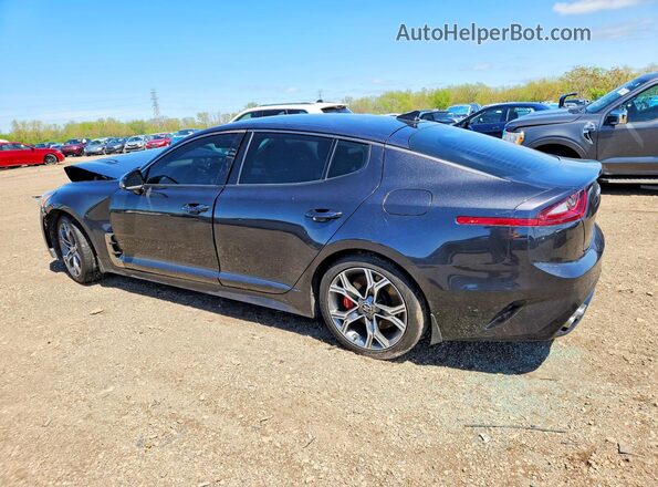 KNAE35LCXK6046464 2019 KIA STINGER Charcoal Rear left