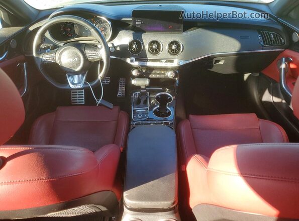 KNAE35LDXP6136925 2023 KIA STINGER Black Vista del salpicadero