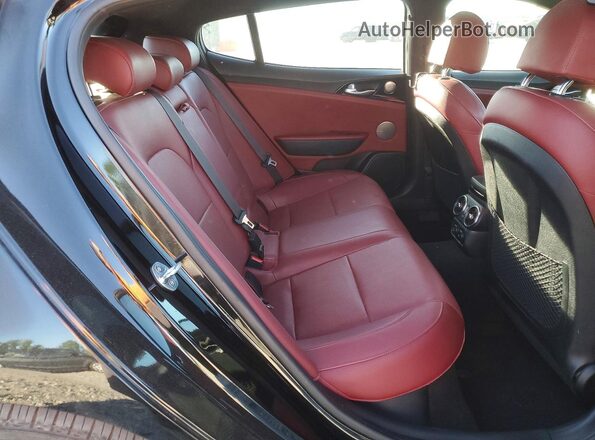 KNAE35LDXP6136925 2023 KIA STINGER Black Vista de los asientos traseros
