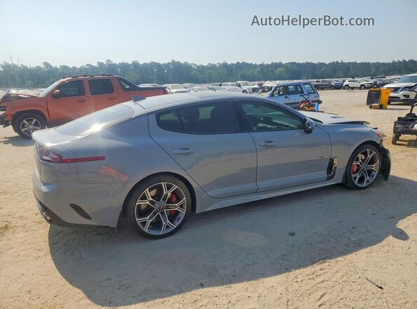 KNAE45LC3K6067038 2019 KIA STINGER Gray Հետևի աջ