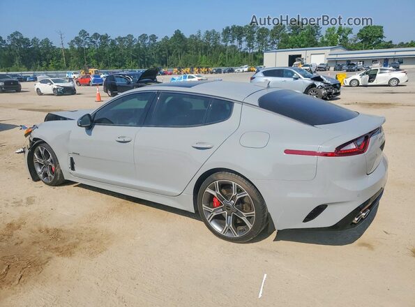 KNAE45LC3K6067038 2019 KIA STINGER Gray Հետևի ձախ