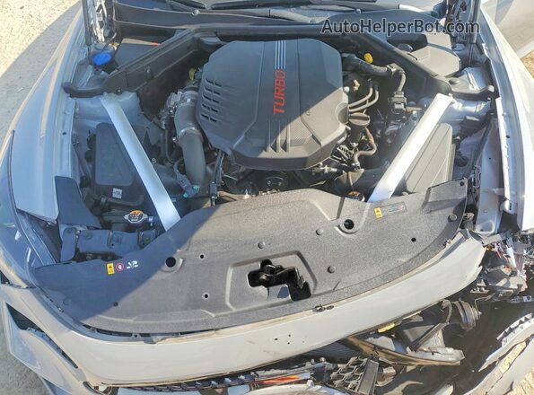 KNAE45LC3K6067038 2019 KIA STINGER Gray Սալոնի հետևի տեսք