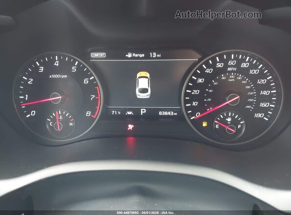 KNAE45LC3L6076209 2020 KIA STINGER Gray Հետևի նստատեղերի տեսք