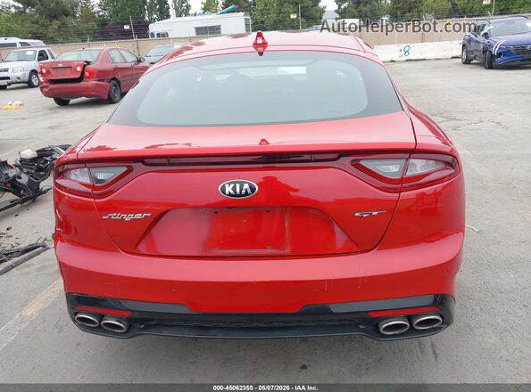 KNAE55LC3J6017817 2018 KIA STINGER Red 