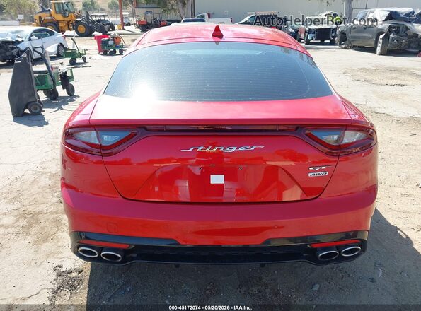 KNAE55LC4J6019382 2018 KIA STINGER Оранжевый 