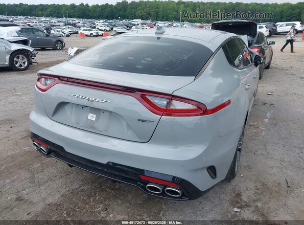 KNAE55LC5M6087646 2021 KIA STINGER Серый Задняя правая четверть