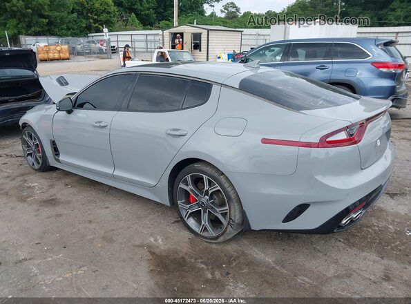 KNAE55LC5M6087646 2021 KIA STINGER Серый Задняя левая четверть