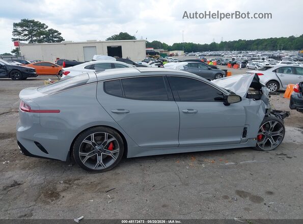 KNAE55LC5M6087646 2021 KIA STINGER Серый Вид задней части салона