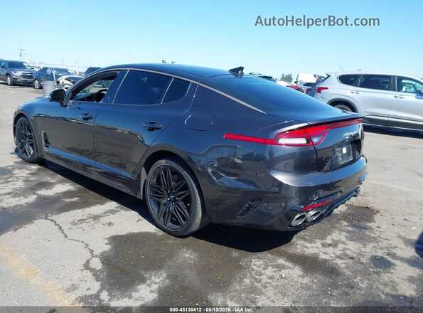 KNAE55LC5P6135375 2023 KIA STINGER Black Հետևի ձախ