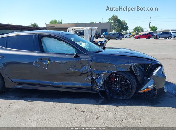 KNAE55LC5P6135375 2023 KIA STINGER Black Դիմացի տեսք