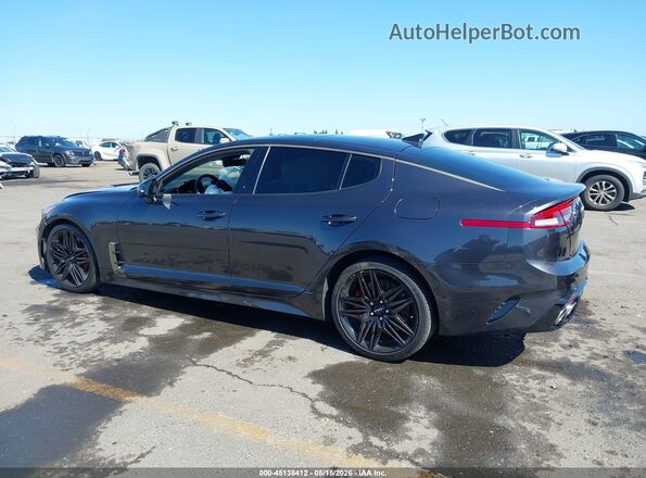 KNAE55LC5P6135375 2023 KIA STINGER Black Սալոնի 360 աստիճան տեսք