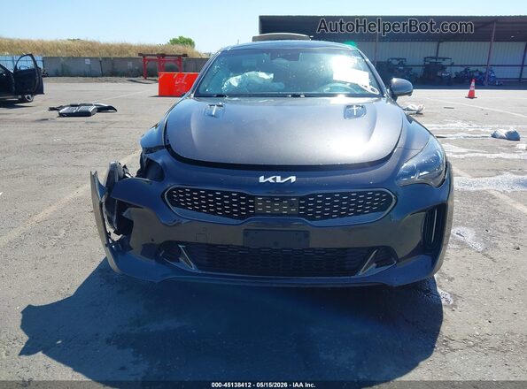 KNAE55LC5P6135375 2023 KIA STINGER Black Սարքավորումների վահանակի տեսք
