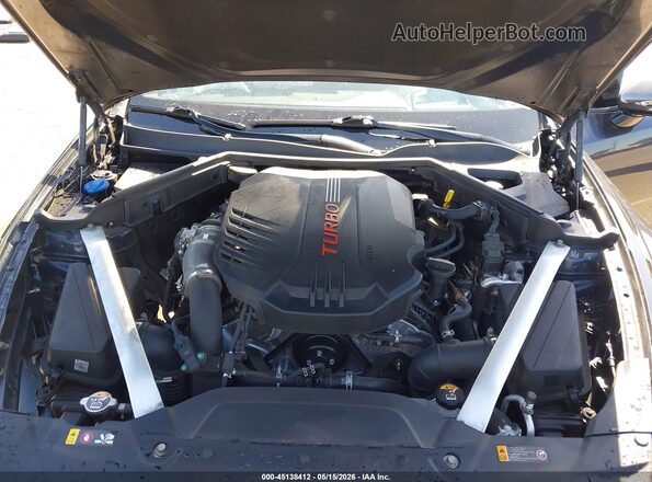 KNAE55LC5P6135375 2023 KIA STINGER Black Հետևի տեսք