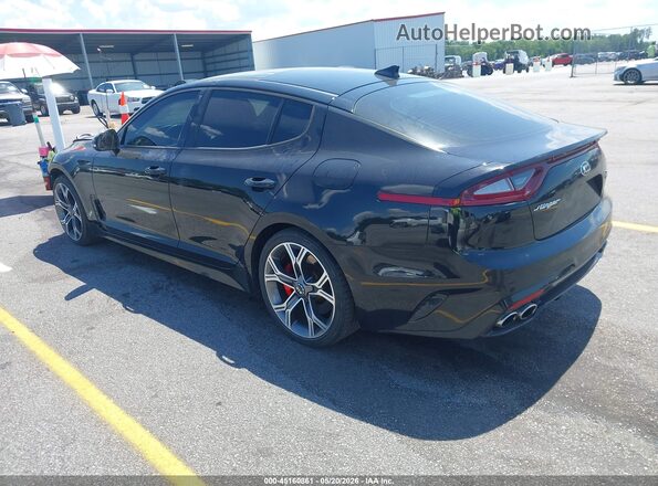 KNAE55LC7J6013060 2018 KIA STINGER Black უკანა მარცხენა