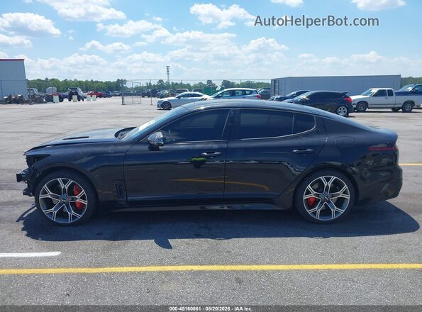 KNAE55LC7J6013060 2018 KIA STINGER Black სალონის 360-გრადუსიანი ხედი