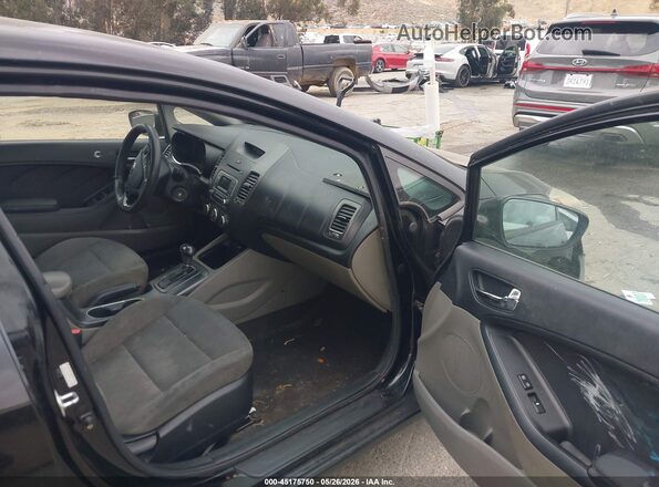 KNAFK4A60G5539355 2016 KIA FORTE Black 