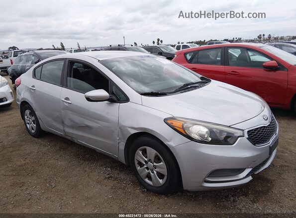 KNAFK4A68G5573852 2016 KIA FORTE Silver Դիմացի տեսք
