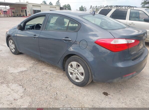 KNAFK4A69G5495288 2016 KIA FORTE Blue Trasero izquierdo