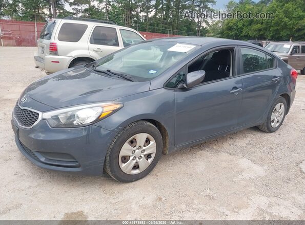 KNAFK4A69G5495288 2016 KIA FORTE Blue Vista tres cuartos delantera izquierda