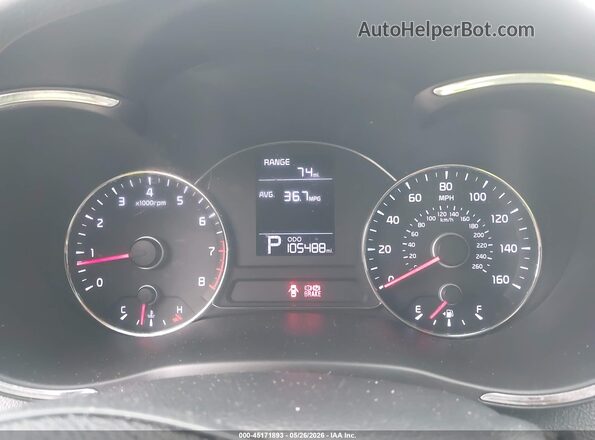 KNAFK4A69G5495288 2016 KIA FORTE Blue Vista de los asientos traseros