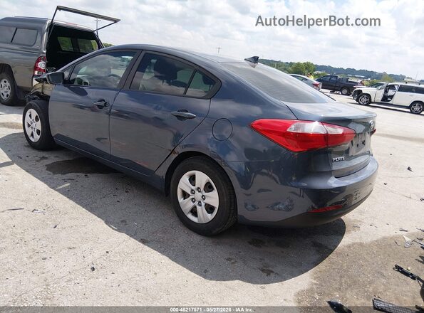 KNAFK4A6XG5569592 2016 KIA FORTE Gray Rear left