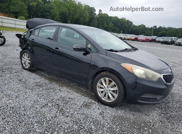 KNAFX4A60G5589691 2016 KIA FORTE Black Przód prawy