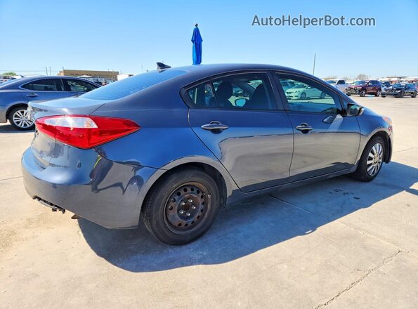 KNAFX4A61G5537471 2016 KIA FORTE Blue 