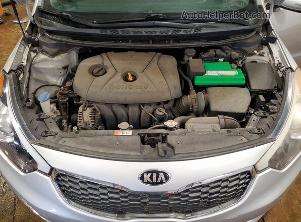 KNAFX4A61G5576044 2016 KIA FORTE Silver 