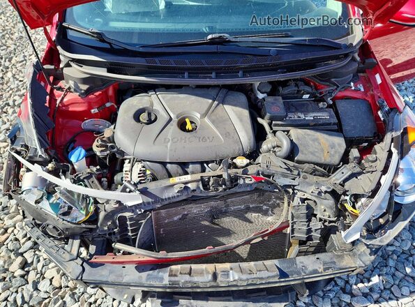 KNAFX4A61G5588775 2016 KIA FORTE Red 
