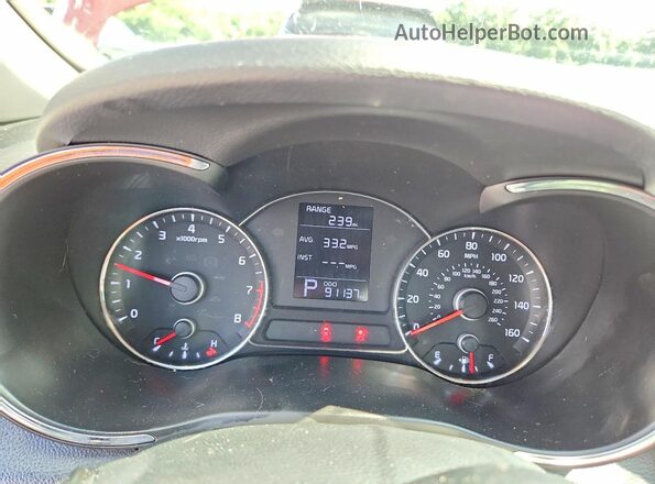 KNAFX4A61G5588775 2016 KIA FORTE Red 
