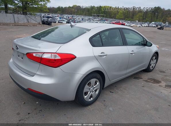 KNAFX4A69G5560559 2016 KIA FORTE Silver 