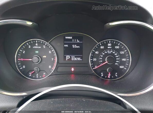 KNAFX4A6XG5527067 2016 KIA FORTE Red უკანა სავარძლების ხედი